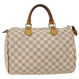 Louis Vuitton-Louis Vuitton Damier Azur Speedy 30 Handtasche N.41533 LV Auth 49351-Andere
