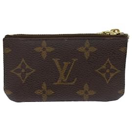 Louis Vuitton-LOUIS VUITTON Monogram Pochette Cles Coin Purse M62650 LV Auth ep1232-Monogram