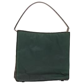 Prada-PRADA Shoulder Bag Nylon Green Auth bs7093-Green