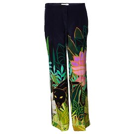 Valentino, Calça com estampa de selva Multicor