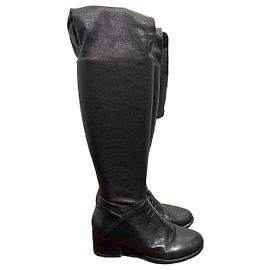 VANESSA BRUNO  Boots T.EU 37.5 leather Black