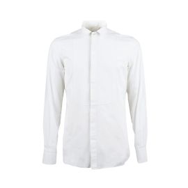 Autre Marque Camisa Smoking Diluca branca de algodão Branco