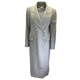 Veronica Beard Heather Grey Nalida Dickey Coat Grey