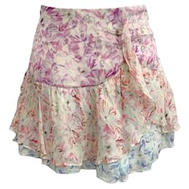 Autre Marque-Love Shack Fancy Sweet Kisses Rhodes Mini Skirt-Pink