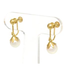 Tasaki 18k Goldene Perlenohrringe Golden