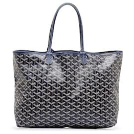 sac a main goyard saint louis gm cabas en toile bleu