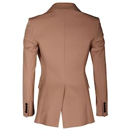 Theory-Theory Etiennette Blazer in Brown Wool-Brown