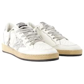 Golden Goose Deluxe Brand-Ball Star Sneakers - Golden Goose - Leather - White/ silver-White