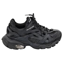 Balenciaga-Balenciaga Track. 2 Sneakers in Black Polyurethane-Black