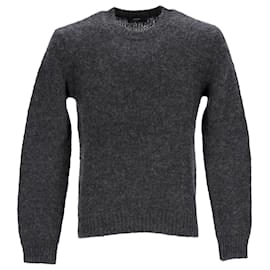 Joseph-Joseph knitted Crewneck Sweater in Grey Wool-Grey