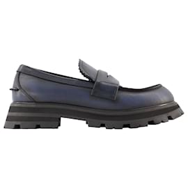 Alexander Mcqueen-Loafers - Alexander McQueen - Leather - Anthracite-Grey