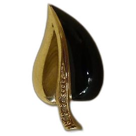 Dior Pins e spille Nero Gold hardware