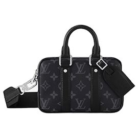 Louis Vuitton Nano Porte Documents Voyage Monogram Eclipse Noir Noir