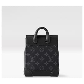 Louis Vuitton Aktentasche aus Leder schwarz Kuriertasche Schulter