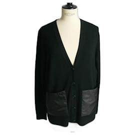 Chanel-CHANEL UNIFORM Black vest, new condition, stamped Chanel on the back TM-Black