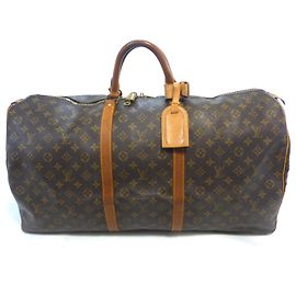 Louis Vuitton keepall 60 Monogramm - MI0921 Braun