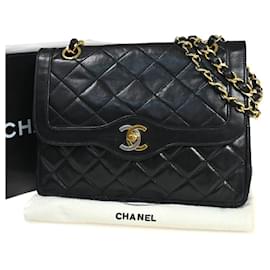 Chanel-CHANEL Mini matelasse-Noir