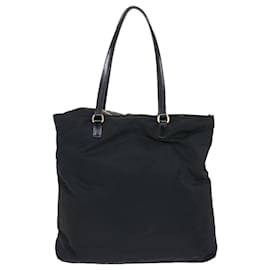 Prada-PRADA Shoulder Bag Nylon Black Auth ep1172-Black