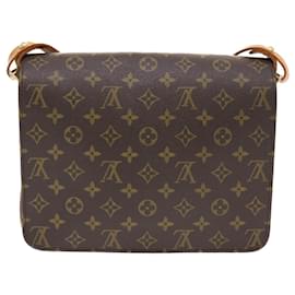 Louis Vuitton-LOUIS VUITTON Monogram Cartouchiere GM Shoulder Bag Vintage M51252 Auth rd5613-Monogram
