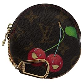 Louis Vuitton-LOUIS VUITTON Monogram Cherry Porte Monnaie Ron Portamonete M95043 LV Aut 49704-Monogramma