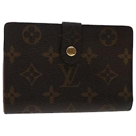 Louis Vuitton-LOUIS VUITTON Monogram Porte Monnaie Billets Viennois Wallet M61663 Auth tb807-Monogram
