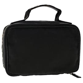 Fendi-FENDI Hand Bag Nylon Black Auth fm2555-Black