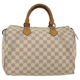 Louis Vuitton-Louis Vuitton Damier Azur Speedy 30 Hand Bag N41533 LV Auth 49232-Other