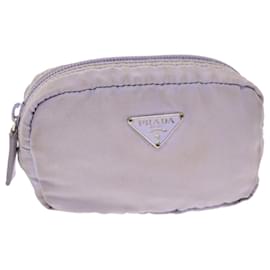 Prada-PRADA Pochette Nylon Violet Auth bs7026-Violet