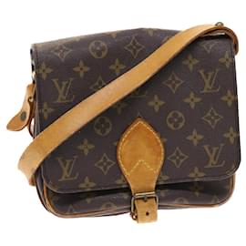 Louis Vuitton-LOUIS VUITTON Monogram Cartouchiere MM Shoulder Bag M51253 LV Auth rd5614-Monogram