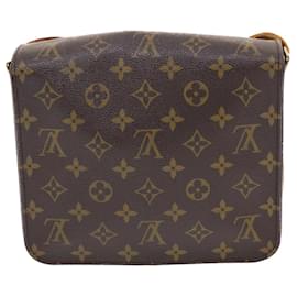 Louis Vuitton-LOUIS VUITTON Monogram Cartouchiere MM Shoulder Bag M51253 LV Auth rd5614-Monogram