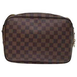 Louis Vuitton-LOUIS VUITTON Damier Ebene Reporter PM Shoulder Bag N45253 LV Auth 49433a-Other
