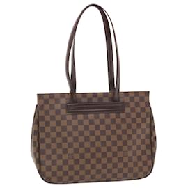 Louis Vuitton-LOUIS VUITTON Damier Ebene Parioli PM Tote Bag N51123 Auth LV 49438-Autre