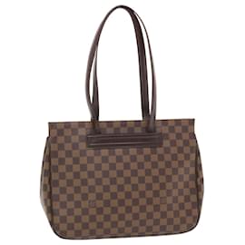 Louis Vuitton-LOUIS VUITTON Damier Ebene Parioli PM Tote Bag N51123 LV Auth 49438-Other