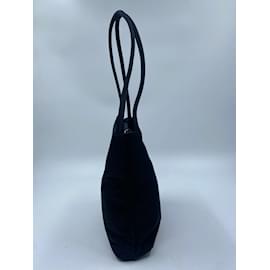 Prada-Black Prada Nylon Tote-Green