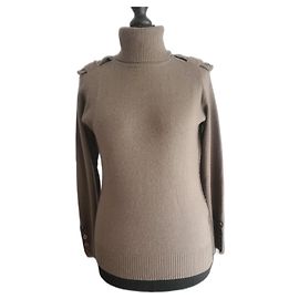 Burberry Rollkragenpullover aus Kaschmir Grau L Grau