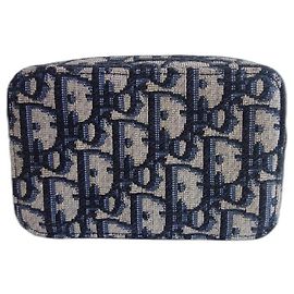 Cintura pochette obliqua Dior Blu
