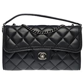 Chanel-Sac Chanel Timeless/classic black leather - 101316-Black