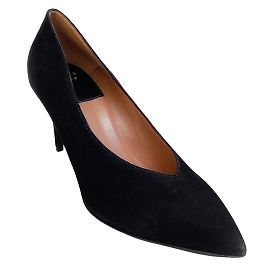 Laurence Dacade Black Suede Vivette 85 Pumps Black