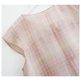 Chanel-Chanel SS18 Pastellfarbene Organza-Bluse-Pink