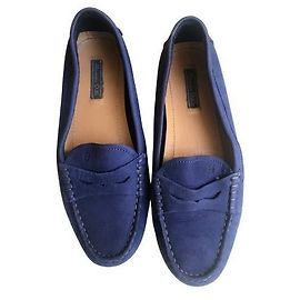Massimo Dutti Ballerines Bleu
