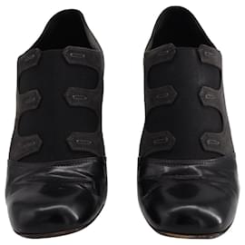 Fendi-Fendi Ankle Boots in Black Suede-Black
