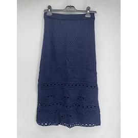 Sea New York-SEA NEW YORK  Skirts T.International S Cotton-Navy blue