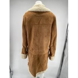 Loewe-LOEWE  Coats T.IT 46 leather-Camel