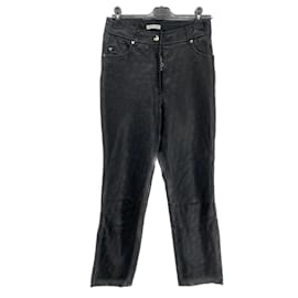 Autre Marque-SAKS POTTS Pantalon T.0-5 2 Cuir-Noir