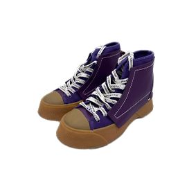 JW ANDERSON Trainer T.EU 38 Leder Lila