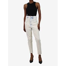 Isabel Marant-Jeans com painel creme branqueado - tamanho FR 34-Cru