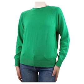 Barrie-Suéter verde com gola redonda - tamanho S-Verde