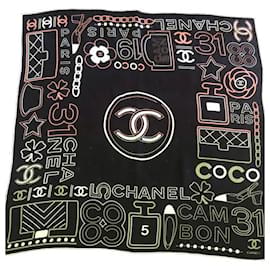 Chanel-Scarves-Black