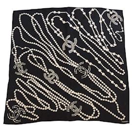 Chanel sciarpe Nero