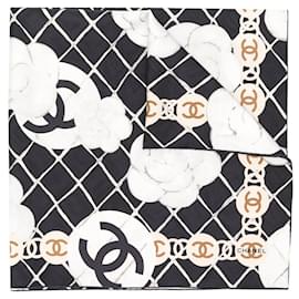 Chanel sciarpe Nero
